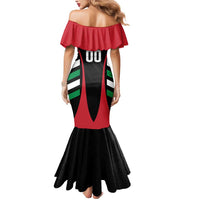 Custom United Arab Emirates Rugby Mermaid Dress UAE Go Champions