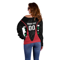 Custom United Arab Emirates Rugby Off Shoulder Sweater UAE Go Champions