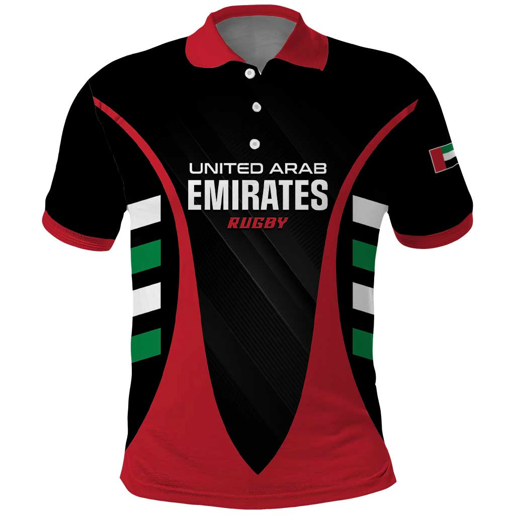 Custom United Arab Emirates Rugby Polo Shirt UAE Go Champions