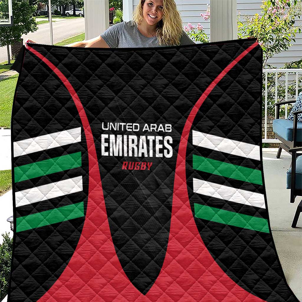 United Arab Emirates Rugby Quilt UAE Go Champions