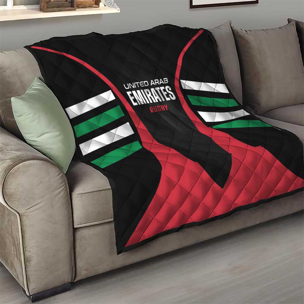 United Arab Emirates Rugby Quilt UAE Go Champions