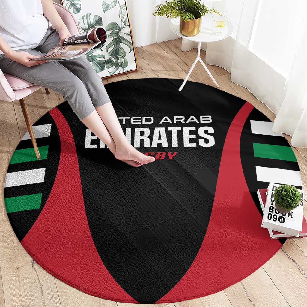 United Arab Emirates Rugby Round Carpet UAE Go Champions