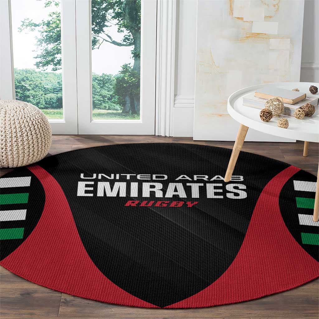 United Arab Emirates Rugby Round Carpet UAE Go Champions