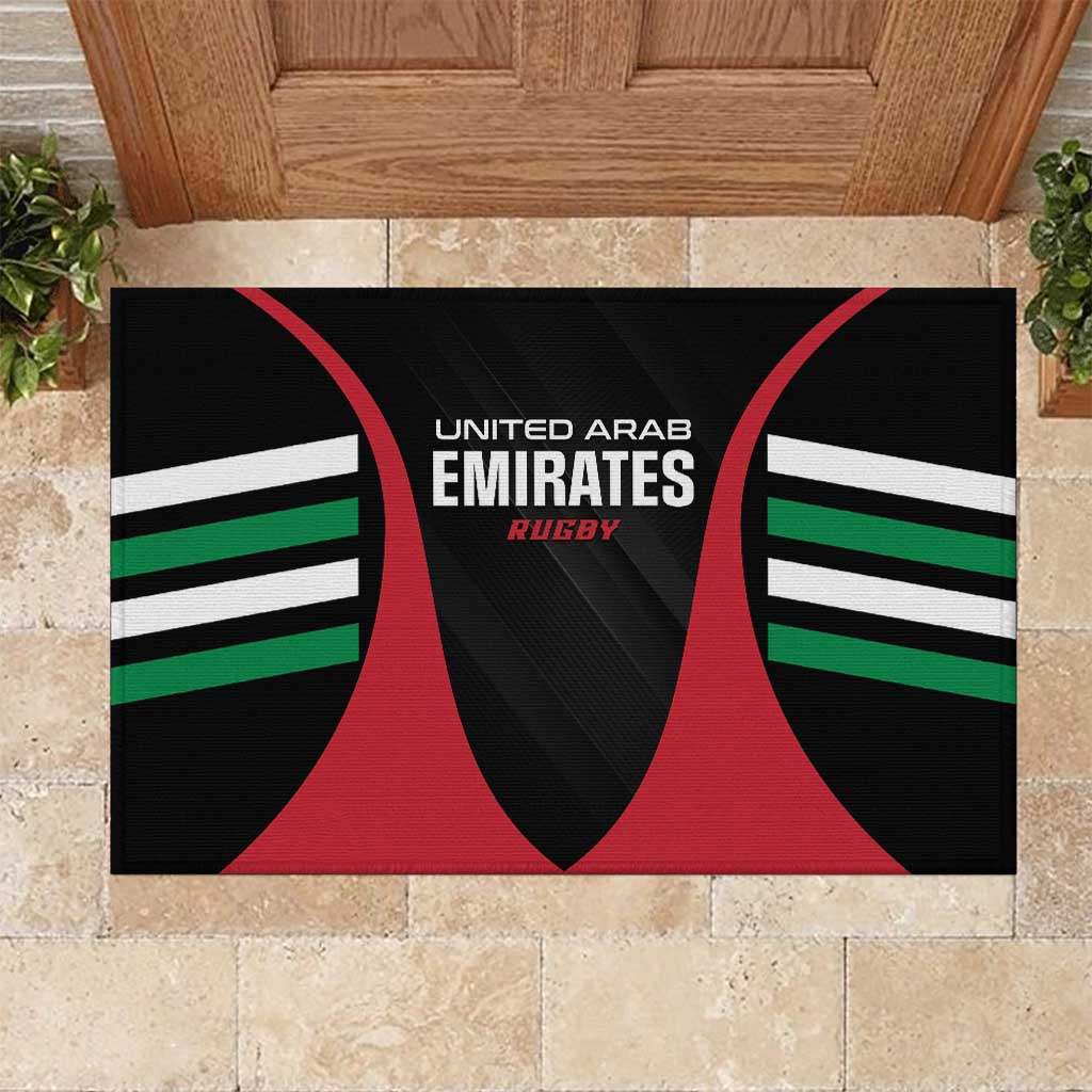United Arab Emirates Rugby Rubber Doormat UAE Go Champions