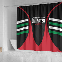 United Arab Emirates Rugby Shower Curtain UAE Go Champions