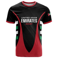 Custom United Arab Emirates Rugby T Shirt UAE Go Champions