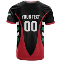 Custom United Arab Emirates Rugby T Shirt UAE Go Champions