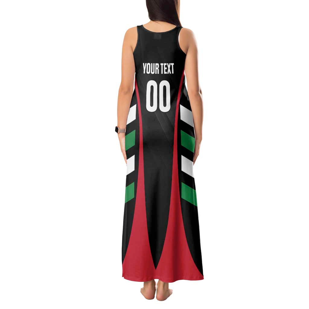 Custom United Arab Emirates Rugby Tank Maxi Dress UAE Go Champions