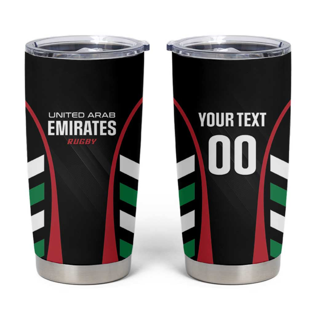Custom United Arab Emirates Rugby Tumbler Cup UAE Go Champions