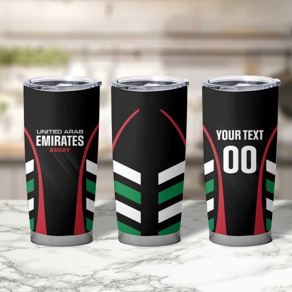 Custom United Arab Emirates Rugby Tumbler Cup UAE Go Champions