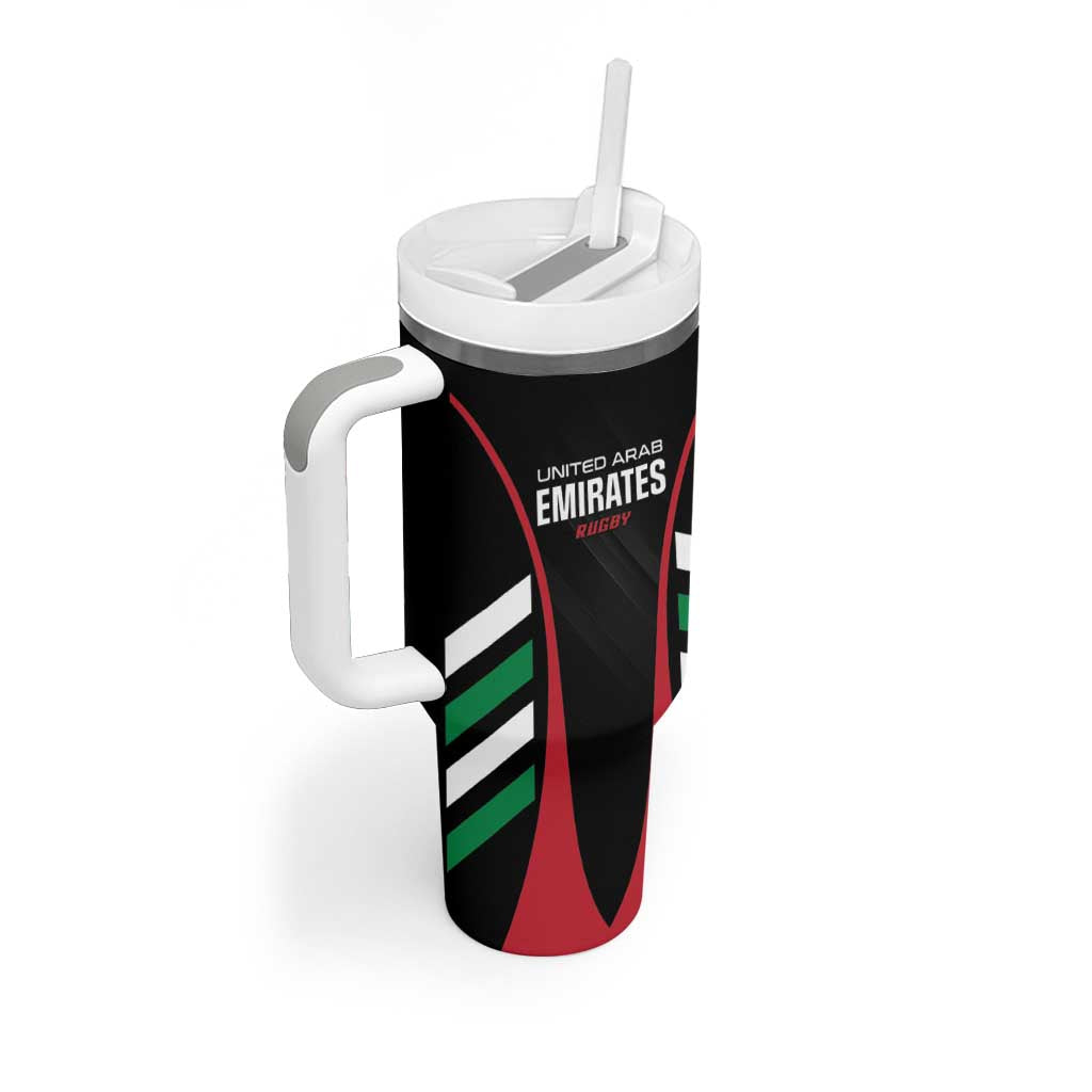 Custom United Arab Emirates Rugby Tumbler With Handle UAE Go Champions
