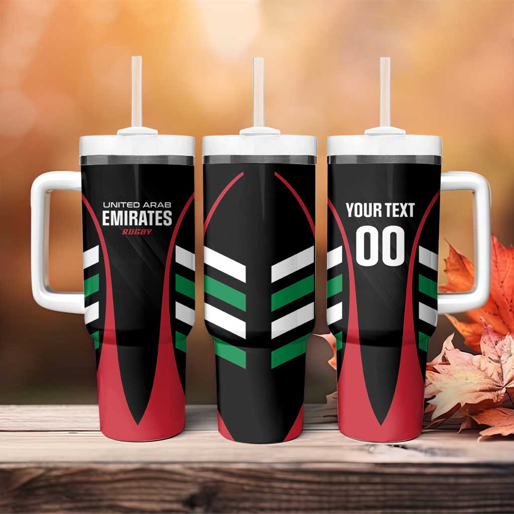 Custom United Arab Emirates Rugby Tumbler With Handle UAE Go Champions