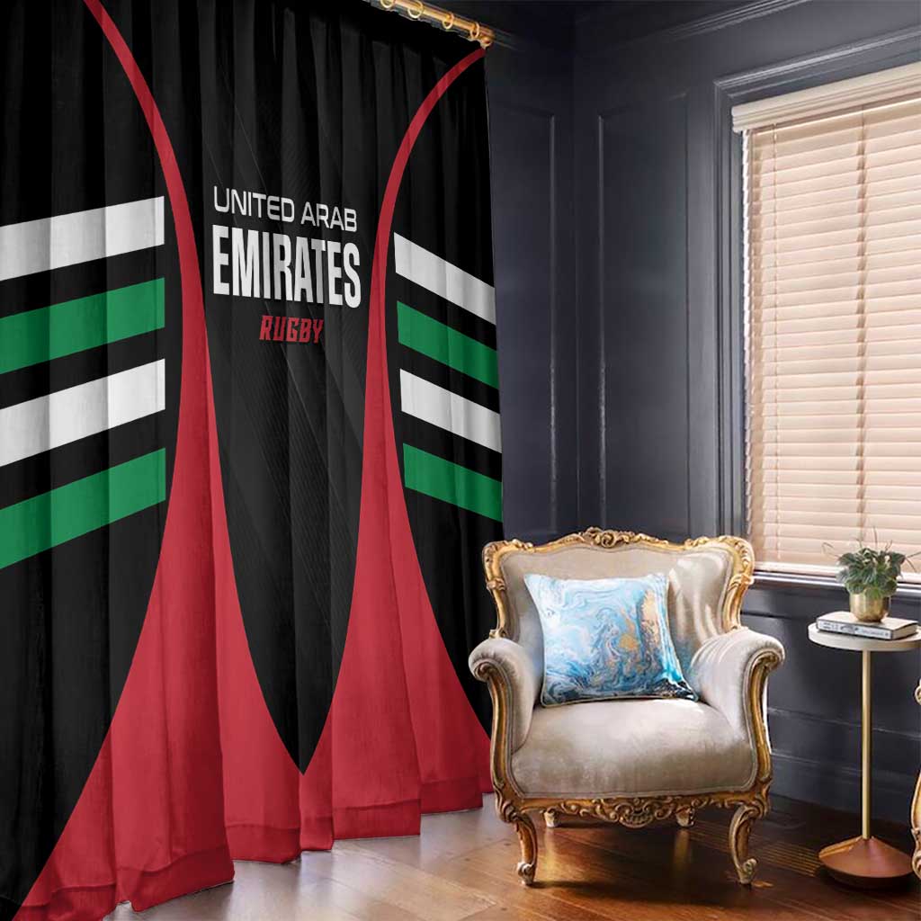 United Arab Emirates Rugby Window Curtain UAE Go Champions