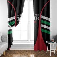 United Arab Emirates Rugby Window Curtain UAE Go Champions