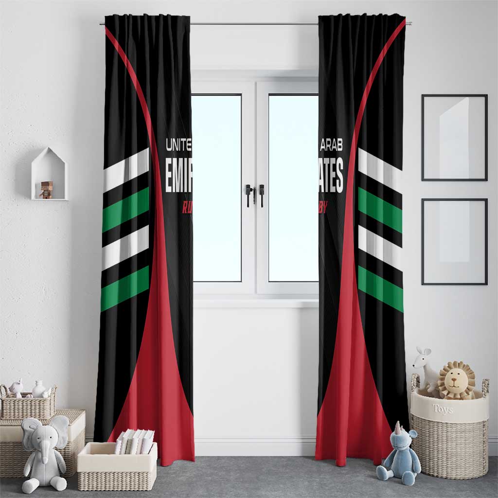 United Arab Emirates Rugby Window Curtain UAE Go Champions