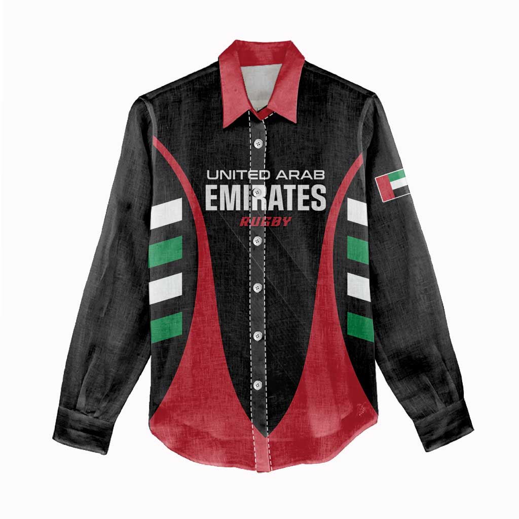 Custom United Arab Emirates Rugby Women Casual Shirt UAE Go Champions