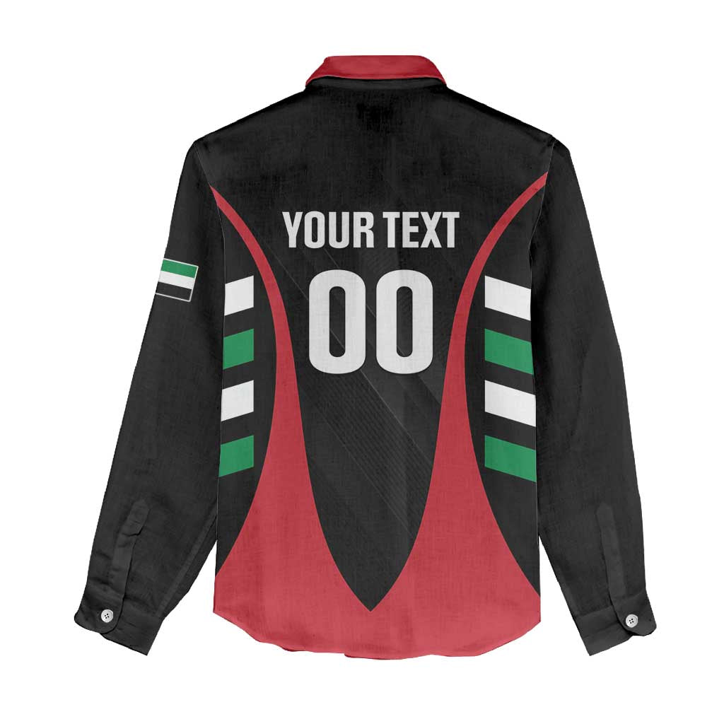 Custom United Arab Emirates Rugby Women Casual Shirt UAE Go Champions