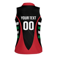 Custom United Arab Emirates Rugby Women Sleeveless Polo Shirt UAE Go Champions
