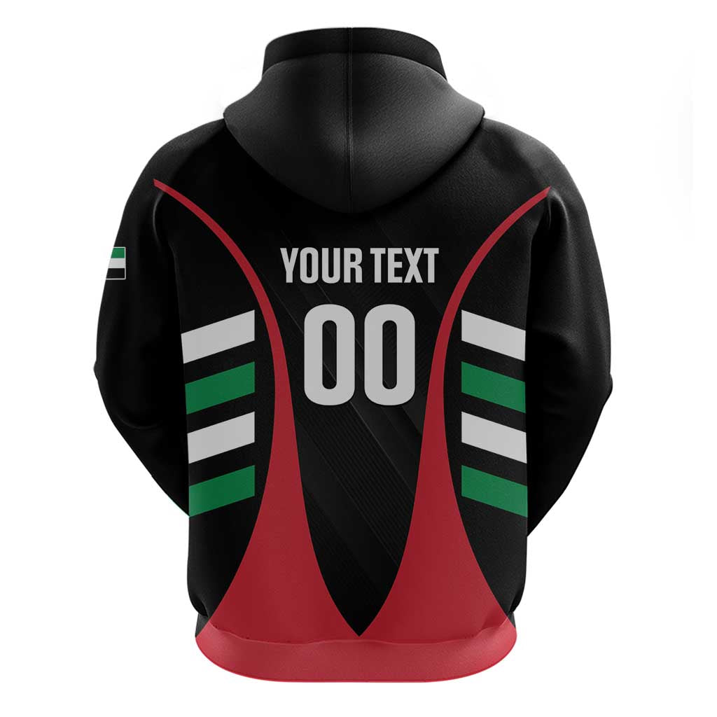 Custom United Arab Emirates Rugby Zip Hoodie UAE Go Champions