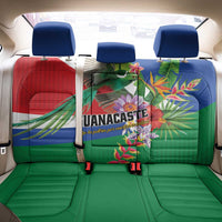 Costa Rica Guanacaste Day Back Car Seat Cover Resplendent Quetzal Tropical Flowers - Wonder Print Shop