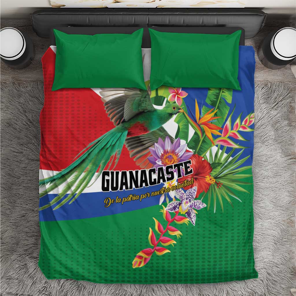 Costa Rica Guanacaste Day Bedding Set Resplendent Quetzal Tropical Flowers - Wonder Print Shop