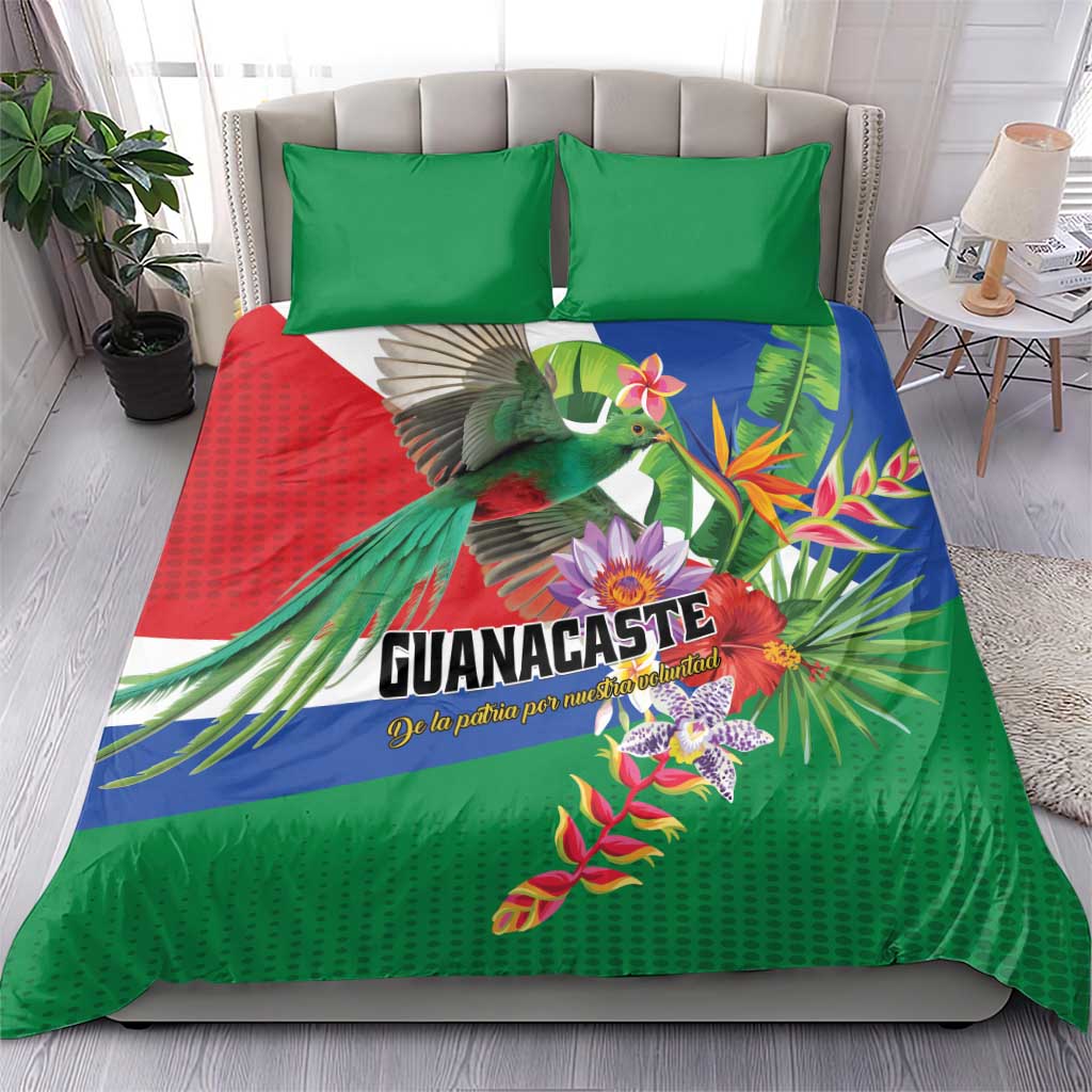 Costa Rica Guanacaste Day Bedding Set Resplendent Quetzal Tropical Flowers - Wonder Print Shop