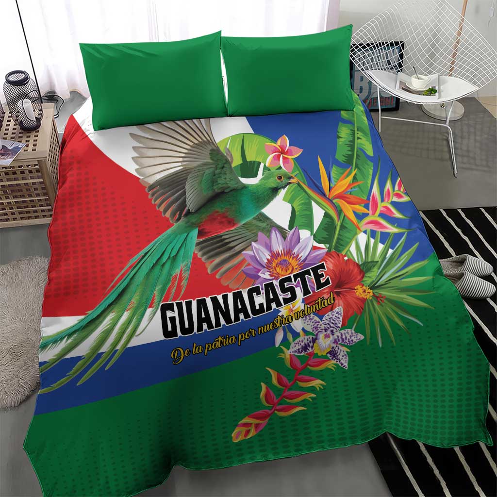 Costa Rica Guanacaste Day Bedding Set Resplendent Quetzal Tropical Flowers - Wonder Print Shop
