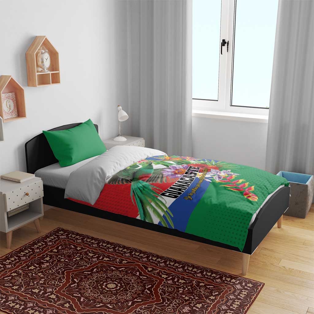 Costa Rica Guanacaste Day Bedding Set Resplendent Quetzal Tropical Flowers - Wonder Print Shop