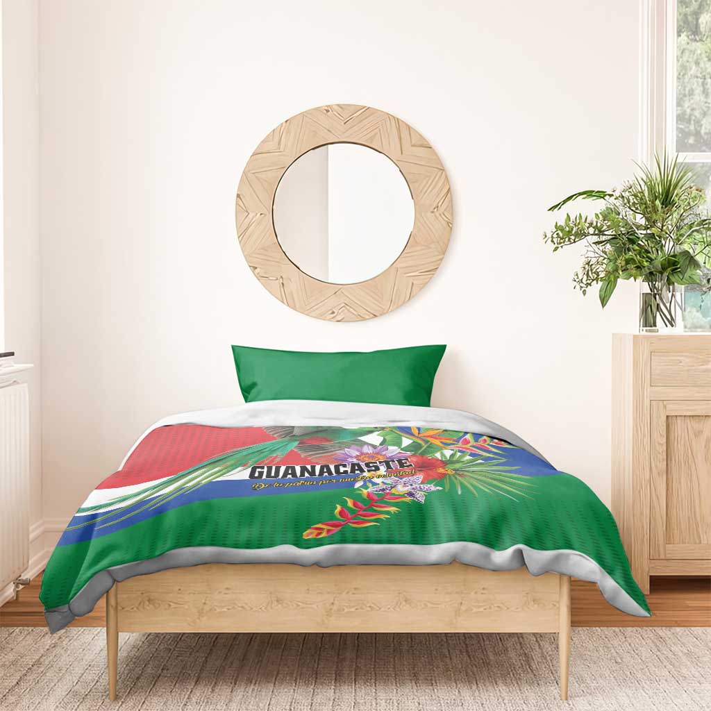 Costa Rica Guanacaste Day Bedding Set Resplendent Quetzal Tropical Flowers - Wonder Print Shop