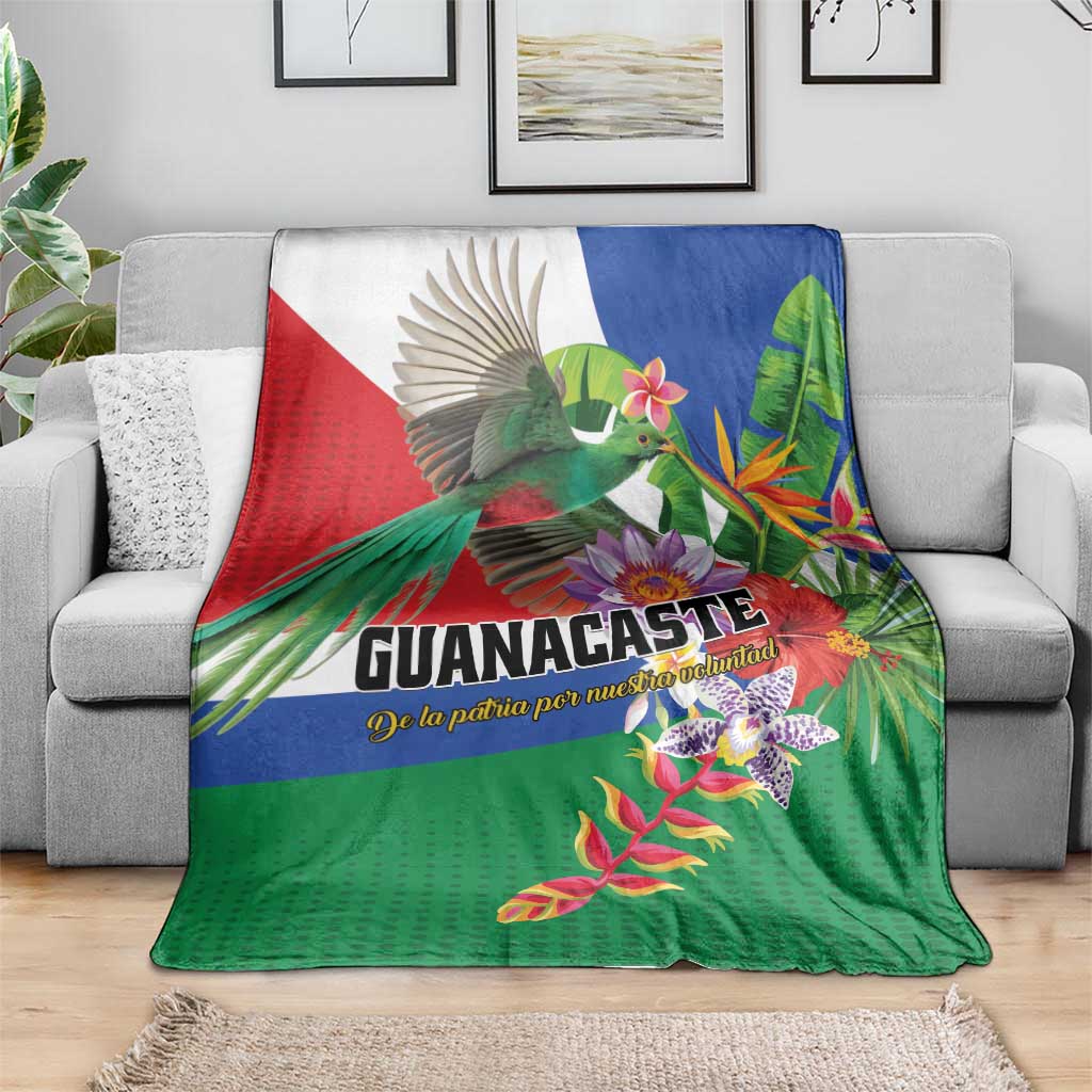 Costa Rica Guanacaste Day Blanket Resplendent Quetzal Tropical Flowers - Wonder Print Shop