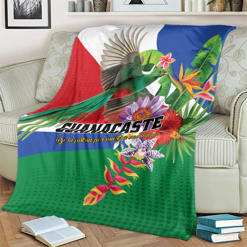 Costa Rica Guanacaste Day Blanket Resplendent Quetzal Tropical Flowers - Wonder Print Shop