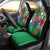 Costa Rica Guanacaste Day Car Seat Cover Resplendent Quetzal Tropical Flowers - Wonder Print Shop