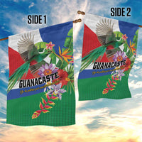 Costa Rica Guanacaste Day Garden Flag Resplendent Quetzal Tropical Flowers - Wonder Print Shop