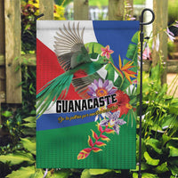 Costa Rica Guanacaste Day Garden Flag Resplendent Quetzal Tropical Flowers - Wonder Print Shop