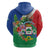 Costa Rica Guanacaste Day Hoodie Resplendent Quetzal Tropical Flowers - Wonder Print Shop