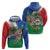 Costa Rica Guanacaste Day Hoodie Resplendent Quetzal Tropical Flowers - Wonder Print Shop
