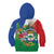 Costa Rica Guanacaste Day Kid Hoodie Resplendent Quetzal Tropical Flowers - Wonder Print Shop