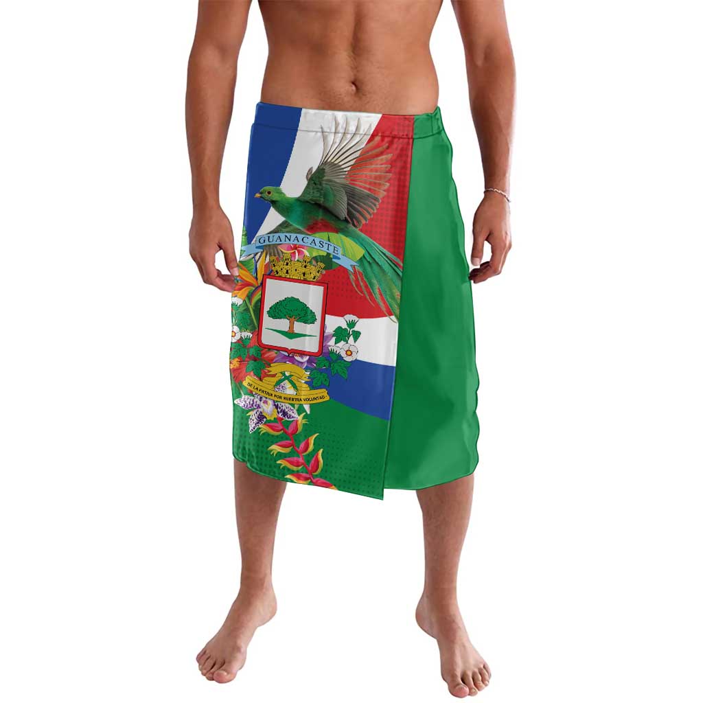 Costa Rica Guanacaste Day Lavalava Resplendent Quetzal Tropical Flowers - Wonder Print Shop