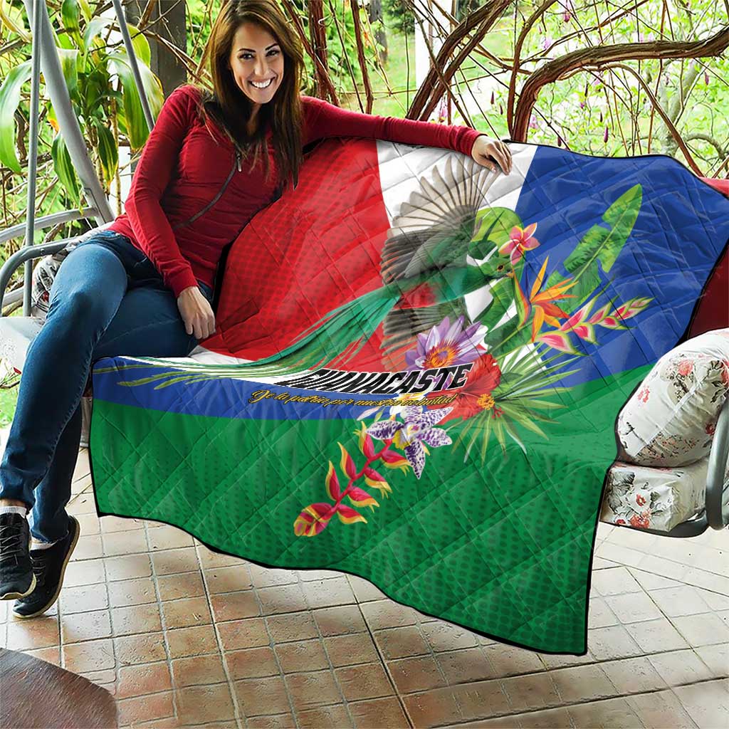 Costa Rica Guanacaste Day Quilt Resplendent Quetzal Tropical Flowers - Wonder Print Shop