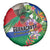 Costa Rica Guanacaste Day Spare Tire Cover Resplendent Quetzal Tropical Flowers - Wonder Print Shop