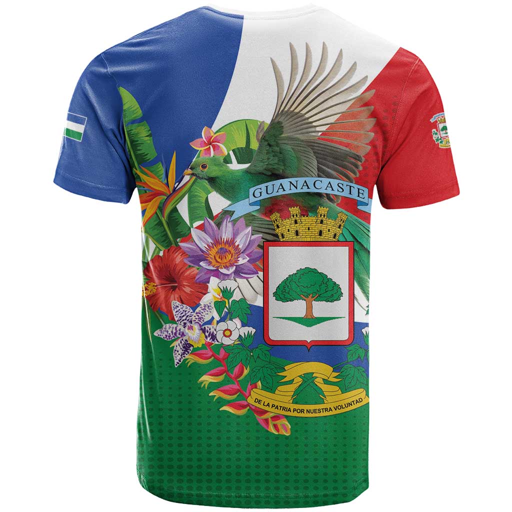 Costa Rica Guanacaste Day T Shirt Resplendent Quetzal Tropical Flowers - Wonder Print Shop