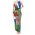 Costa Rica Guanacaste Day Tank Maxi Dress Resplendent Quetzal Tropical Flowers - Wonder Print Shop