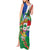 Costa Rica Guanacaste Day Tank Maxi Dress Resplendent Quetzal Tropical Flowers - Wonder Print Shop
