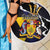 Barbados Emancipation Day Beach Blanket Luxury Gold Trident - Wonder Print Shop