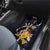 Barbados Emancipation Day Car Mats Luxury Gold Trident - Wonder Print Shop