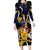 Personalized Barbados Emancipation Day Family Matching Long Sleeve Bodycon Dress and Hawaiian Shirt Luxury Gold Trident - Wonder Print Shop