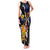 Personalized Barbados Emancipation Day Family Matching Tank Maxi Dress and Hawaiian Shirt Luxury Gold Trident - Wonder Print Shop