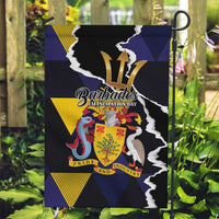 Barbados Emancipation Day Garden Flag Luxury Gold Trident - Wonder Print Shop