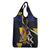 Barbados Emancipation Day Grocery Bag Luxury Gold Trident - Wonder Print Shop