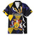 Personalized Barbados Emancipation Day Hawaiian Shirt Luxury Gold Trident - Wonder Print Shop